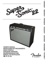Fender Super-Sonic™ 22 Combo Bedienungsanleitung