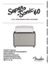 Fender Super-Sonic™ 60 212 Enclosure Bedienungsanleitung