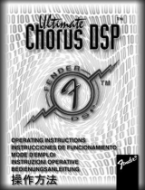 Fender Ultimate Chorus DSP Bedienungsanleitung