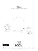 Focal Dôme Pack 5.1 - 5 Dôme & Dôme Sub Benutzerhandbuch