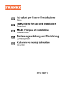 Franke Consumer Products FTU 3807 I Benutzerhandbuch