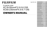 Fujifilm XC16-50mmF3.5-5.6 OIS Bedienungsanleitung