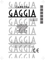 Gaggia Carezza SIN 042 GM Benutzerhandbuch