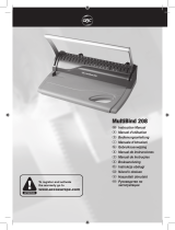 GBC MultiBind 208 Benutzerhandbuch