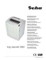 Geha Top Secret 390 S6 Bedienungsanleitung