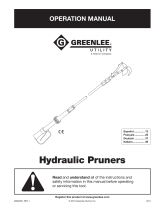 Greenlee 48520, LHFS-210003 Hydraulic Pruners Benutzerhandbuch