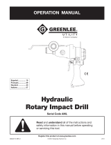Greenlee HID6506 / 42309 Rotary Impact Drill Benutzerhandbuch