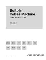 Grundig Built-in Compact Automated Coffee Machine Benutzerhandbuch