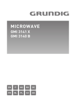Grundig Built-in Microwave with Grill Benutzerhandbuch