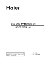 Haier LET32T1000HFM Benutzerhandbuch