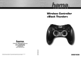 Hama 51836 Wireless Controller Black Thunder PS3 Bedienungsanleitung
