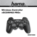 Hama 51860 Scorpad Pro Wireless Controller PS3 Bedienungsanleitung