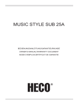Heco Music Style Sub 25 A Benutzerhandbuch