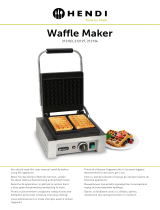 Hendi 212103 Waffle Maker Benutzerhandbuch