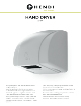 Hendi 221808 Hand Dryer Benutzerhandbuch
