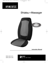 HoMedics Shiatsu Plus Massager w/ Heat Benutzerhandbuch