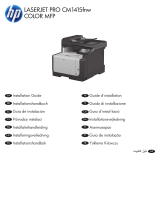 HP LaserJet Pro CM1415 Color Multifunction Printer series Bedienungsanleitung