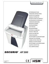 HSM Securio AF300 0.78 x 11mm Bedienungsanleitung