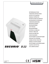 HSM Securio B22 5.8mm Bedienungsanleitung