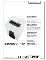 HSM Securio P40 Bedienungsanleitung