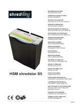 HSM Shredstar S5 Bedienungsanleitung