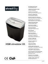 HSM Shredstar X5 Bedienungsanleitung