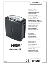 HSM Shredstar X5 Bedienungsanleitung