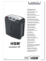 HSM shredstar X8 Bedienungsanleitung