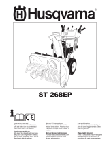 Husqvarna ST268 EP Benutzerhandbuch