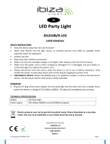 Ibiza Light JDL010R-LED Bedienungsanleitung
