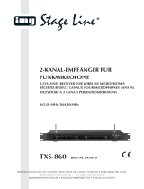 Stageline TXS-860 Benutzerhandbuch