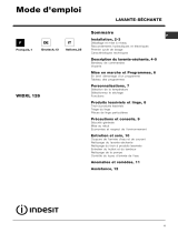 Indesit WIDXL 126 (CH) Benutzerhandbuch