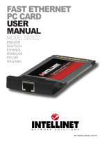 Intellinet Fast Ethernet PC Card Benutzerhandbuch