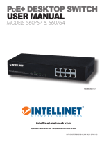 Intellinet 8-Port Fast Ethernet PoE  Switch Benutzerhandbuch