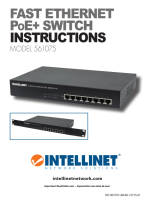Intellinet 8-Port Fast Ethernet PoE  Switch Benutzerhandbuch