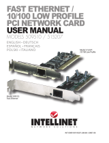 Intellinet PCI 10/100 LP Benutzerhandbuch