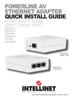 Intellinet Powerline AV200 3-Port Ethernet Switch Quick Installation Guide
