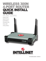 Intellinet Network Solutions Network Router Model 524490 Benutzerhandbuch