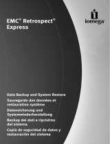 Iomega EMC RETROSPECT EXPRESS Bedienungsanleitung