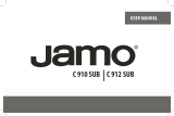 Jamo C 912 SUB Subwoofer Benutzerhandbuch