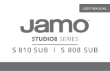 Jamo S 810 SUB Subwoofer Benutzerhandbuch