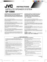 JVC SP-X880 Benutzerhandbuch