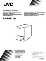 JVC Speaker SP-PW100 Benutzerhandbuch