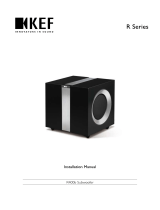 KEF R400b Subwoofer Bedienungsanleitung