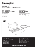 Kensington KeyFolio Fit Benutzerhandbuch