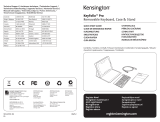 Kensington KeyFolio Pro Removable Keyboard, Case and Stand Benutzerhandbuch