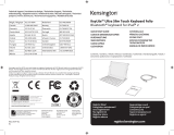 Kensington KeyLite Ultra Slim Touch Keyboard Folio Benutzerhandbuch