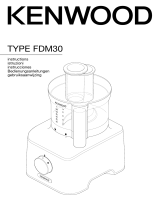 Kenwood FDM307 Multipro Compact Bedienungsanleitung