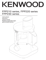Kenwood FPP220 series Benutzerhandbuch