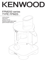 Kenwood FPM250 series Benutzerhandbuch